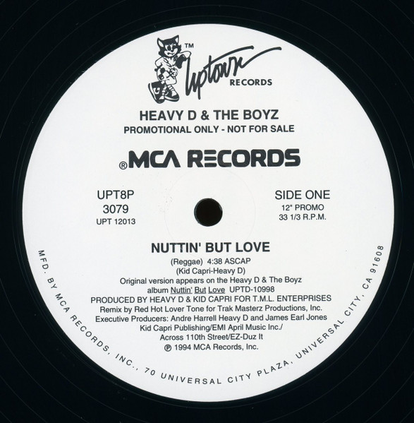Heavy D. & The Boyz - Nuttin' But Love | Uptown Records (UPT8P 3079) - main