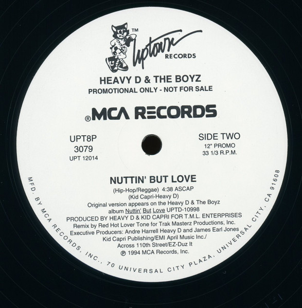 Heavy D. & The Boyz - Nuttin' But Love | Uptown Records (UPT8P 3079) - 2