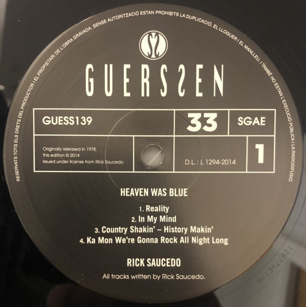 Rick Saucedo - Heaven Was Blue | Guerssen (GUESS139) - 3