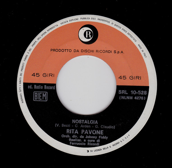 Rita Pavone - Zucchero | Ricordi (SRL 10.528) - 4