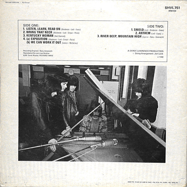 Deep Purple - The Book Of Taliesyn | Harvest (SHVL 751) - 4