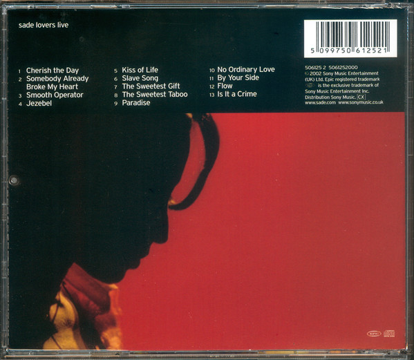 Sade - Lovers Live | Epic (506125 2) - 4