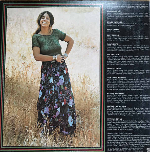 Wendy Waldman - Love Has Got Me | Warner Bros. Records (BS 2735) - 2