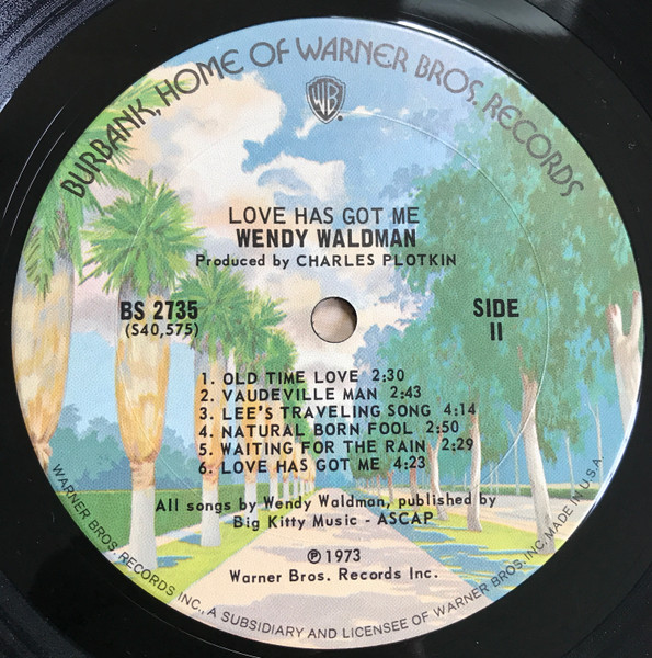 Wendy Waldman - Love Has Got Me | Warner Bros. Records (BS 2735) - 4