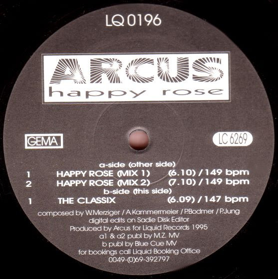 Arcus - Happy Rose | Liquid Rec. (LQ 0196) - main