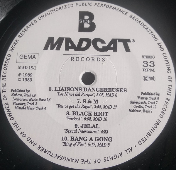 Various - Dance Yourself Mad Volume 1 | Madcat Records (MAD 15) - 4 Various - Dance Yourself Mad Volume 1 | Madcat Records (MAD 15) - 4