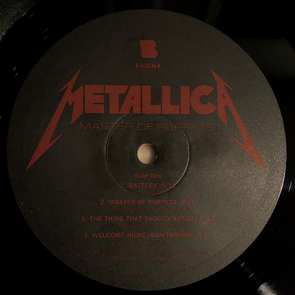 Metallica - Master Of Puppets | Blackened (BLCKND005R-1) - 2