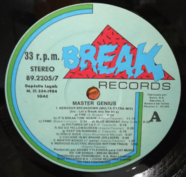 Master Genius - Let's Break | Break Records (89.2205/7) - 3