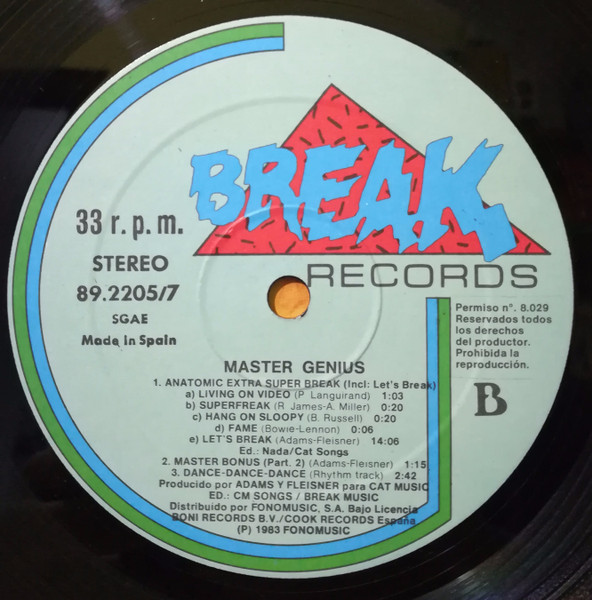 Master Genius - Let's Break | Break Records (89.2205/7) - 4