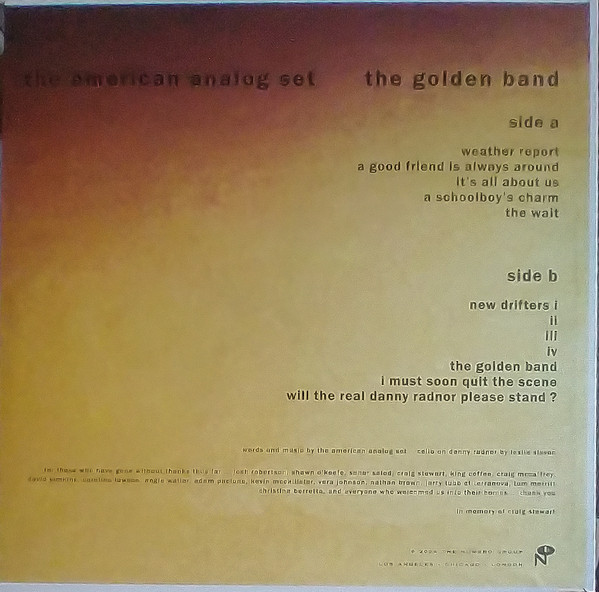 The American Analog Set - The Golden Band | Numero Group (NUM919) - 2 The American Analog Set - The Golden Band | Numero Group (NUM919) - 2