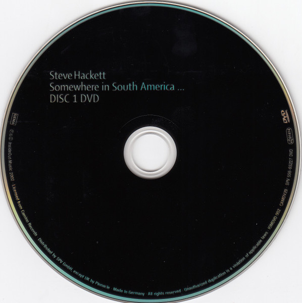 Steve Hackett - Somewhere In South America … Live In Buenos Aires | Camino Records (CAMDV29) - 4