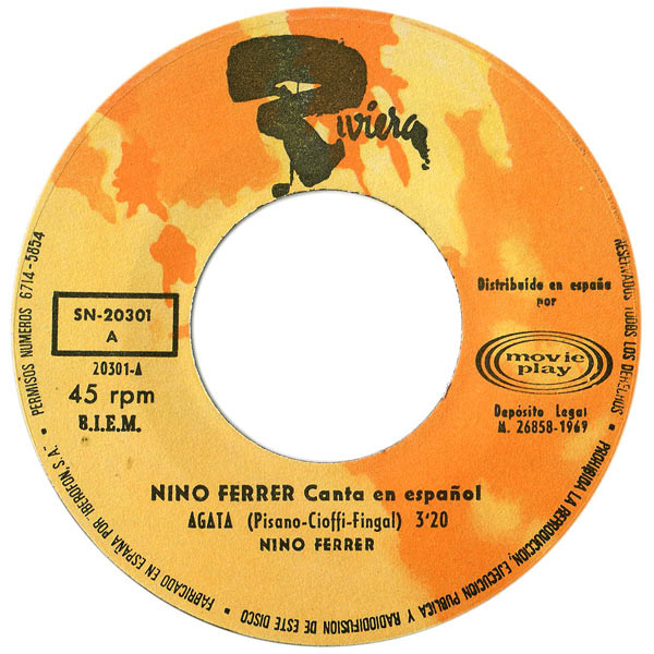 Nino Ferrer - Agata | Riviera (SN-20301) - 3