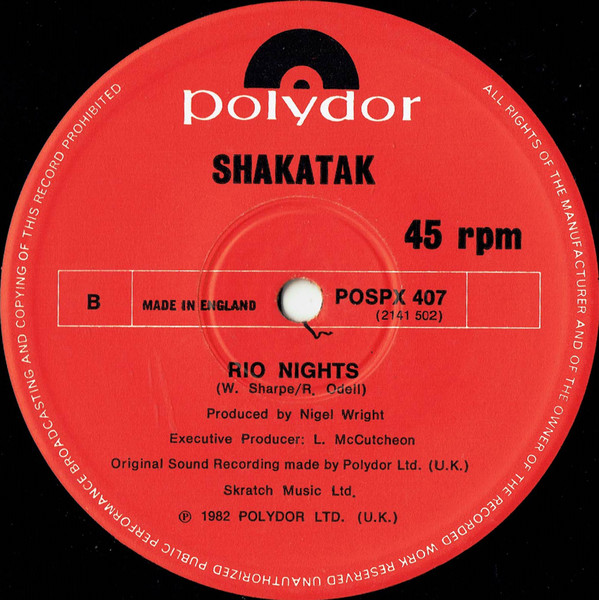 Shakatak - Night Birds | Polydor (POSPX 407) - 2