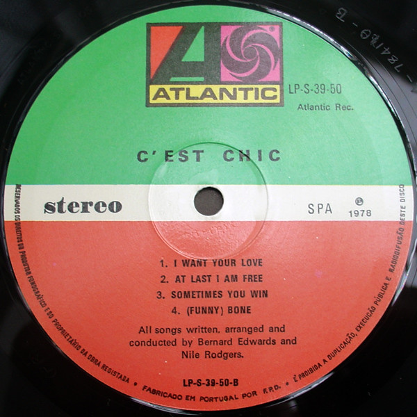 Chic - C'est Chic | Atlantic (LP-S-39-50) - main