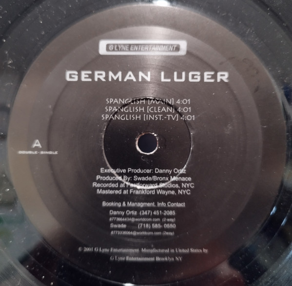 German Luger - Spanglish / W.h.i.p.s. | Glyne Entertainment (GL 001) - main German Luger - Spanglish / W.h.i.p.s. | Glyne Entertainment (GL 001) - main