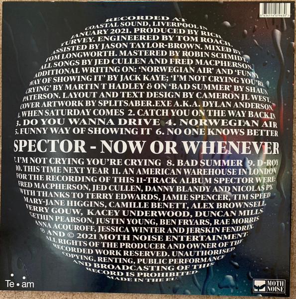 Spector - Now Or Whenever | Moth Noise (SPECT27) - 2