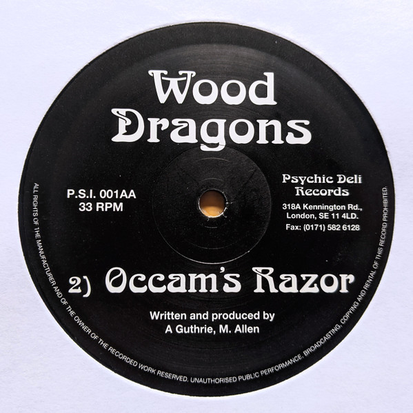 L.S.C. / Wood Dragons - Big Brain / Occam's Razor | Psychic Deli (PSI 001) - 4