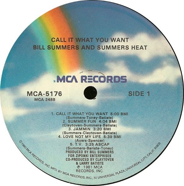 Bill Summers & Summers Heat - Call It What You Want | MCA Records (MCA-5176) - 3 Bill Summers & Summers Heat - Call It What You Want | MCA Records (MCA-5176) - 3