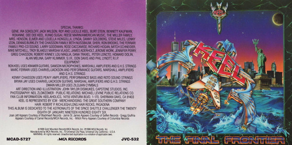 Keel - The Final Frontier CD | MCA Records (MCAD-5727) - 4