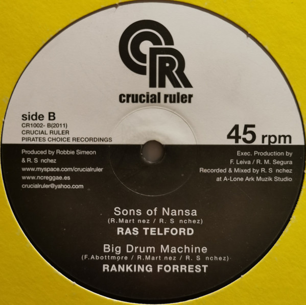 Dixie Peach / Ras Telford / Ranking Forrest - Trod On Home | Crucial Ruler (CR1002) - 2