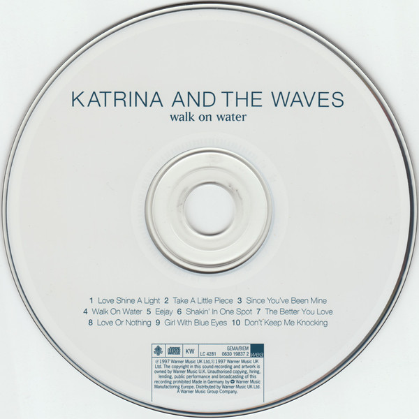 Katrina And The Waves - Walk On Water | WEA (0630 19837 2) - 3