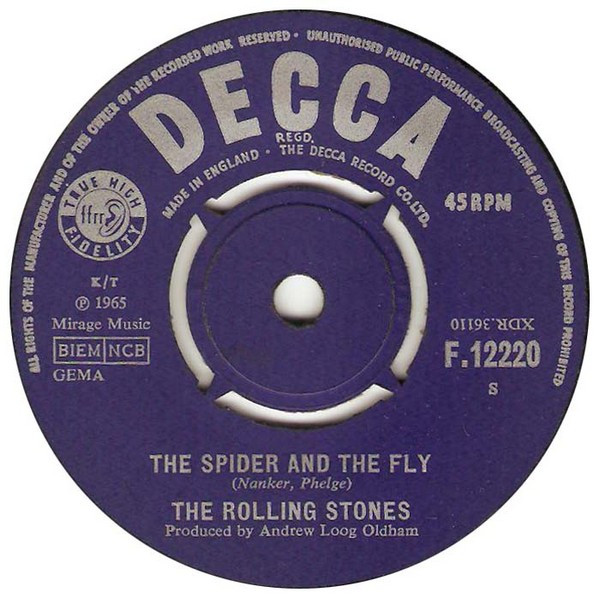 The Rolling Stones - (I Can't Get No) Satisfaction | Decca (F.12220) - 2