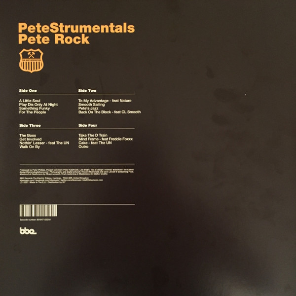 Pete Rock - PeteStrumentals | BBE (BBEBGLP002) - 3