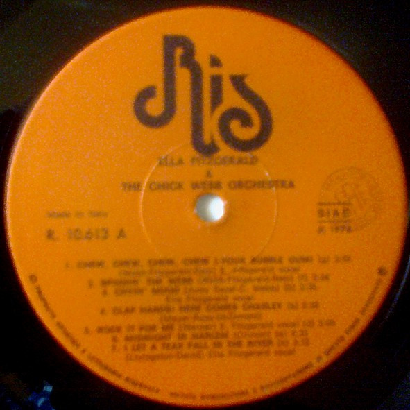 Ella Fitzgerald & Chick Webb And His Orchestra - Ella Fitzgerald & The Chick Webb Orchestra | Ris (RIS J 3613) - 3 Ella Fitzgerald & Chick Webb And His Orchestra - Ella Fitzgerald & The Chick Webb Orchestra | Ris (RIS J 3613) - 3