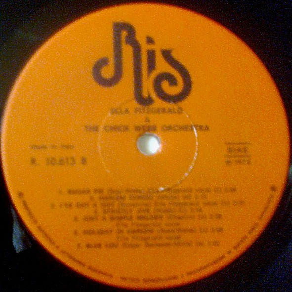 Ella Fitzgerald & Chick Webb And His Orchestra - Ella Fitzgerald & The Chick Webb Orchestra | Ris (RIS J 3613) - 4 Ella Fitzgerald & Chick Webb And His Orchestra - Ella Fitzgerald & The Chick Webb Orchestra | Ris (RIS J 3613) - 4
