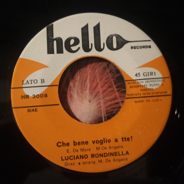 Luciano Rondinella - Tarantellissima | Hello Records (HR 3008) - 4