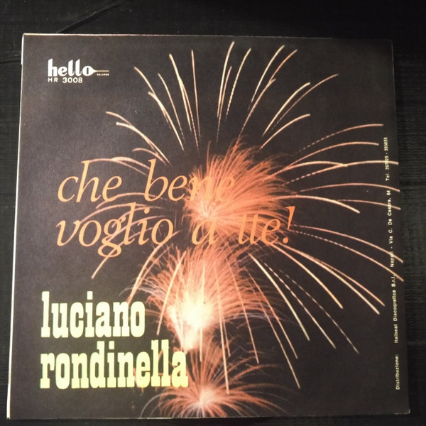 Luciano Rondinella - Tarantellissima | Hello Records (HR 3008) - 2