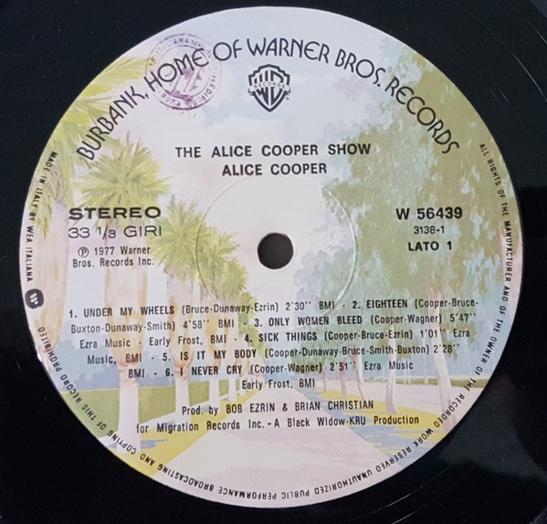 Alice Cooper - The Alice Cooper Show | Warner Bros. Records (W 56439) - 3 Alice Cooper - The Alice Cooper Show | Warner Bros. Records (W 56439) - 3
