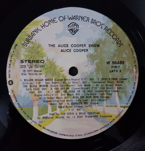 Alice Cooper - The Alice Cooper Show | Warner Bros. Records (W 56439) - 4 Alice Cooper - The Alice Cooper Show | Warner Bros. Records (W 56439) - 4