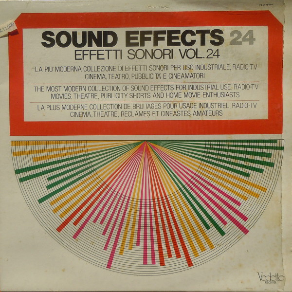 No Artist - Sound Effects 24 - Effetti Sonori Vol.24 | Vedette Records (VSM 38587)