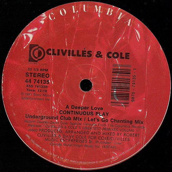 Clivillés & Cole - Pride (In The Name Of Love) | Columbia (44 74135) - 4