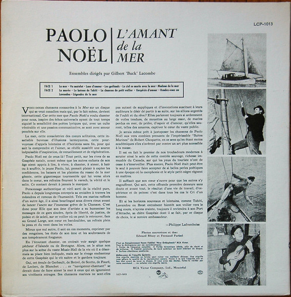 Paolo Noël - L'Amant De La Mer | RCA Victor (LCP 1013) - 2 Paolo Noël - L'Amant De La Mer | RCA Victor (LCP 1013) - 2