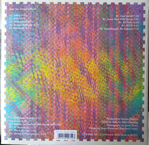 Four Tet - Sixteen Oceans | Text Records (TEXT051)