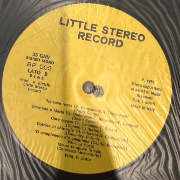 Various - Maliziosamente Cantando Napoli | Little Stereo Record (BP 002) - 4 Various - Maliziosamente Cantando Napoli | Little Stereo Record (BP 002) - 4