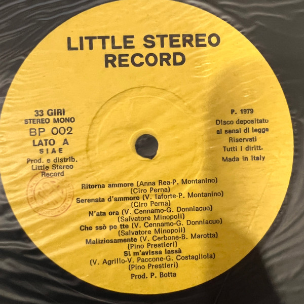 Various - Maliziosamente Cantando Napoli | Little Stereo Record (BP 002) - 3 Various - Maliziosamente Cantando Napoli | Little Stereo Record (BP 002) - 3