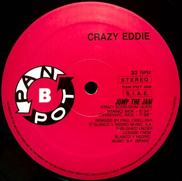 Crazy Eddie + Q.Q. Freestyle - Jump The Jam | Pan Pot (Pan Pot 005) - 4