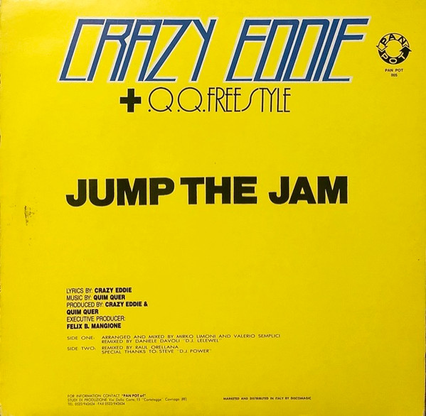 Crazy Eddie + Q.Q. Freestyle - Jump The Jam | Pan Pot (Pan Pot 005) - 2