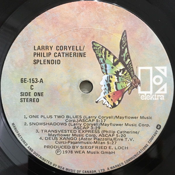 Larry Coryell / Philip Catherine - Splendid | Elektra (6E-153) - 3 Larry Coryell / Philip Catherine - Splendid | Elektra (6E-153) - 3