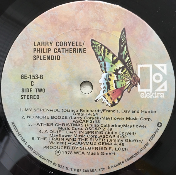 Larry Coryell / Philip Catherine - Splendid | Elektra (6E-153) - 4 Larry Coryell / Philip Catherine - Splendid | Elektra (6E-153) - 4