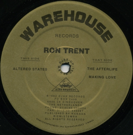 Ron Trent - Altered States / Altered States (The Remixes) | Djax-Up-Beats (DJAX-UP-160) - 2 Ron Trent - Altered States / Altered States (The Remixes) | Djax-Up-Beats (DJAX-UP-160) - 2