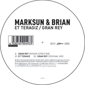 Marksun & Brian - Et Teragiz / Gran Rey | euphonic (euphonic49.3) - 2