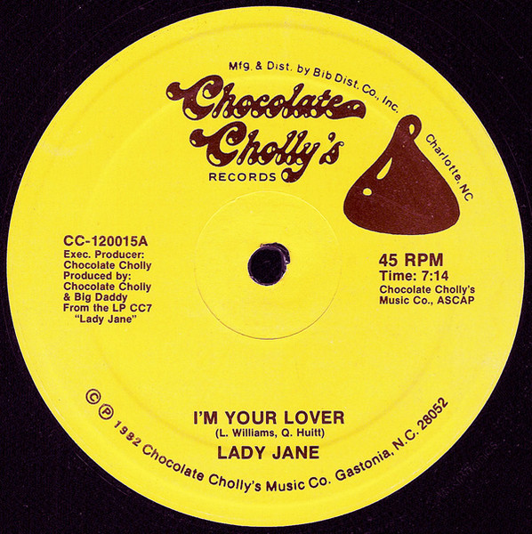Quincy Huitt / Lady Jane - UFO / I'm Your Lover | Chocolate Cholly's (CC-120014) - 2 Quincy Huitt / Lady Jane - UFO / I'm Your Lover | Chocolate Cholly's (CC-120014) - 2
