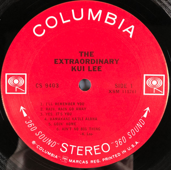 Kui Lee - The Extraordinary Kui Lee | Columbia (CS 9403) - 3 Kui Lee - The Extraordinary Kui Lee | Columbia (CS 9403) - 3