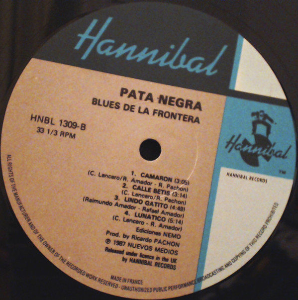 Pata Negra - Blues De La Frontera | Hannibal Records (HNBL 1309) - 2 Pata Negra - Blues De La Frontera | Hannibal Records (HNBL 1309) - 2