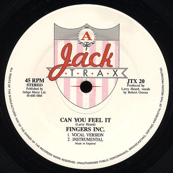 Fingers Inc. - Can You Feel It | Jack Trax (JTX 20) - 3
