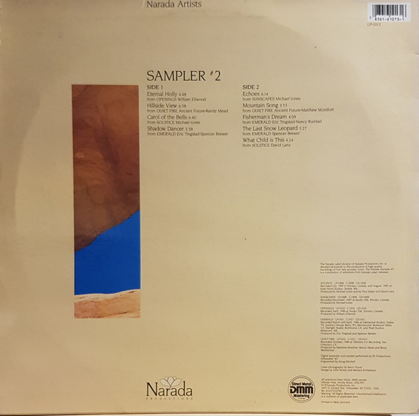 Narada Artists - Sampler #2 | Narada (LP-1013) - 2